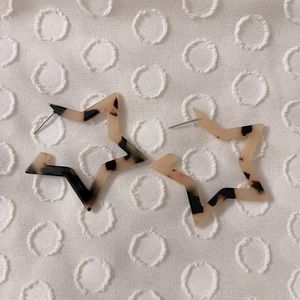 TORTOISE STAR EARRINGS